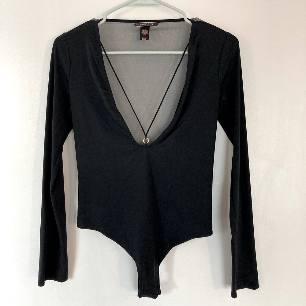 Black Victoria Secret Mesh Body Suit
